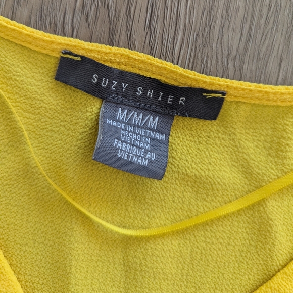 Yellow sheer top - Picture 2 of 4